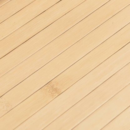 Koberec Obdélníkový Světle Přírodní Bambus