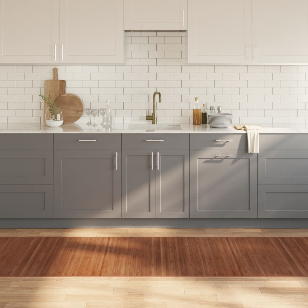 Koberec Obdélníkový Světle Přírodní Bambus