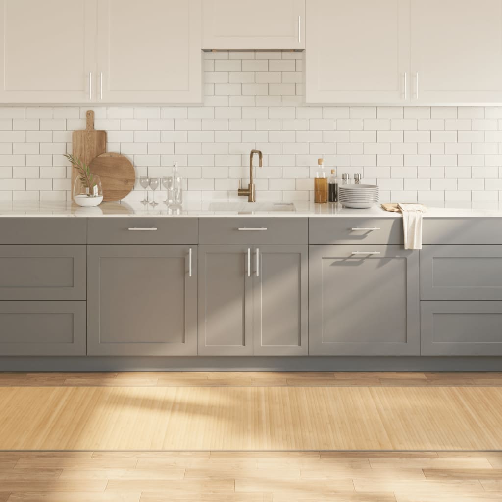 Koberec Obdélníkový Světle Přírodní Bambus