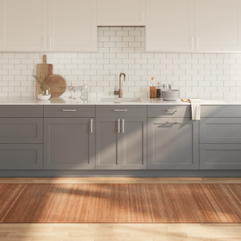 Koberec Obdélníkový Světle Přírodní Bambus