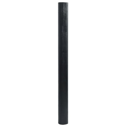 Paraván Černý Šířka 600 Cm Výška 165 Cm Bambus