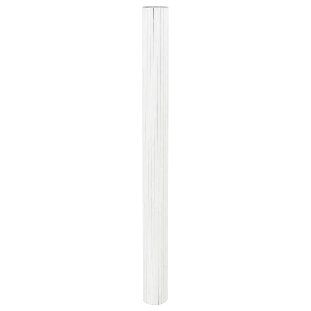 Paraván Bílý Šířka 600 Cm Výška 165 Cm Bambus