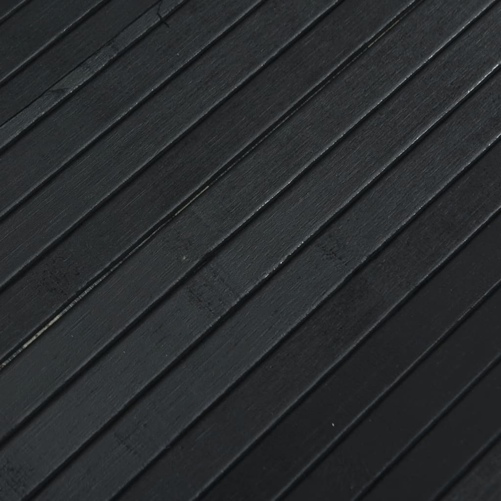 Paraván černý 165 x 800 cm bambus