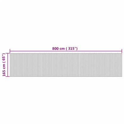 Paraván Přírodní Šířka 800 Cm Výška 165 Cm Bambus