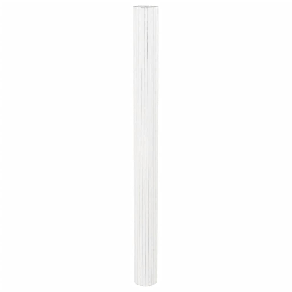 Paraván Bílý Šířka 800 Cm Výška 165 Cm Bambus
