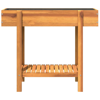 Zahradní Vyvýšený Záhon 90 X 30 X 75 Cm Masivní Akáciové Dřevo