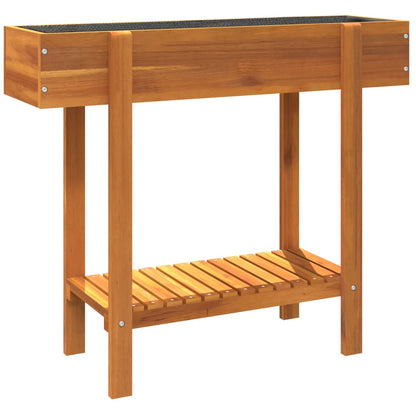 Zahradní Vyvýšený Záhon 90 X 30 X 75 Cm Masivní Akáciové Dřevo