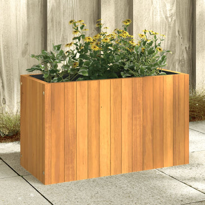 Zahradní Truhlík Masivní Akáciové Dřevo