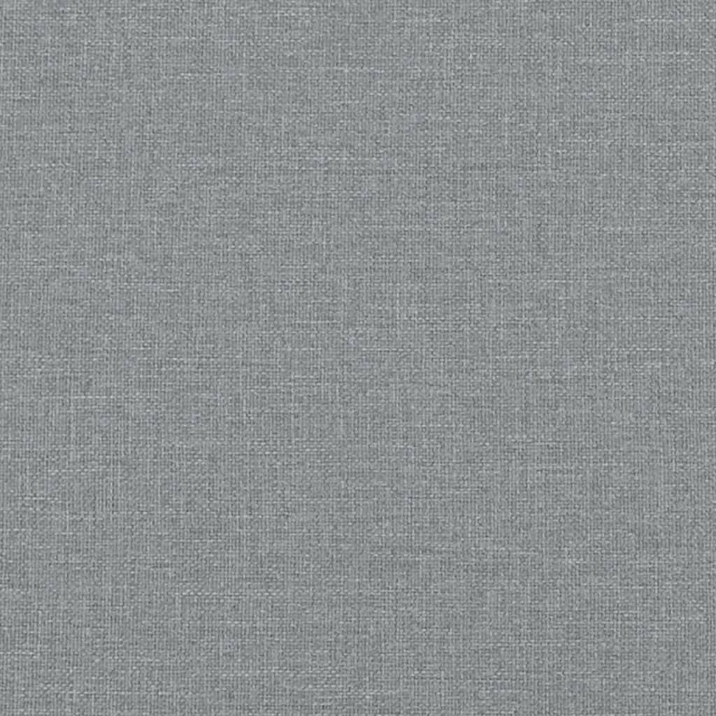 Masážní Polohovací Křeslo Světle Šedé Textil Světle Šedá