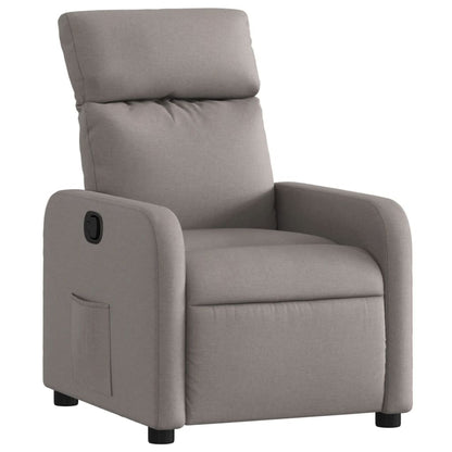 Polohovací Křeslo Textil Taupe