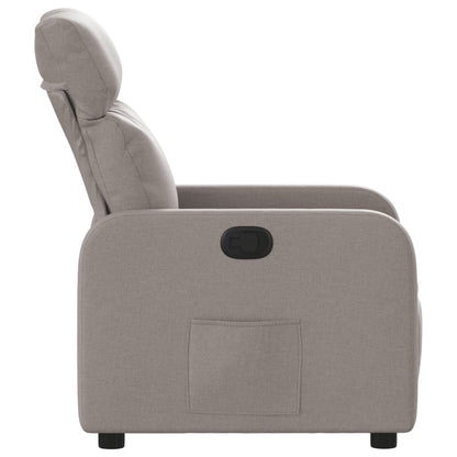 Polohovací Křeslo Textil Taupe