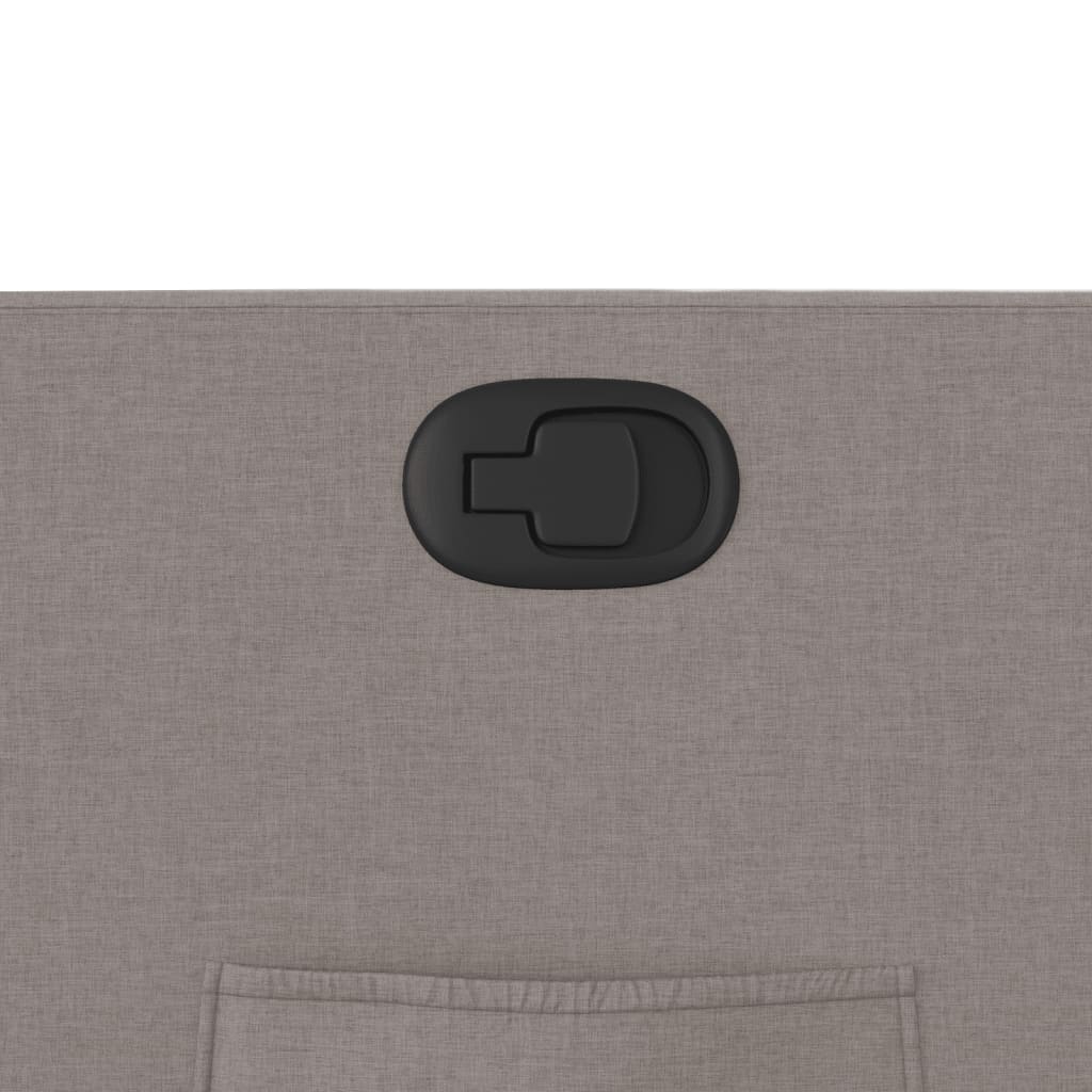 Polohovací Křeslo Textil Taupe