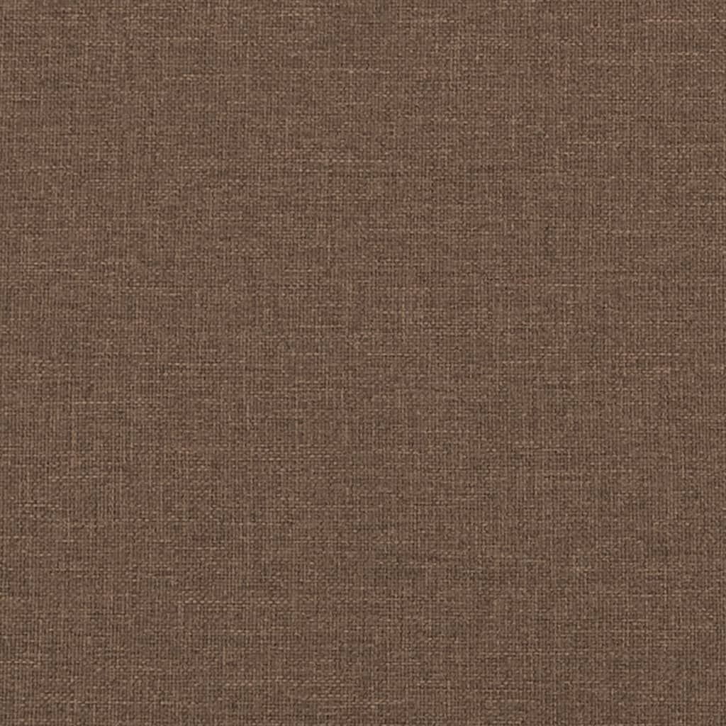 Masážní Polohovací Křeslo Hnědé Textil Hnědá