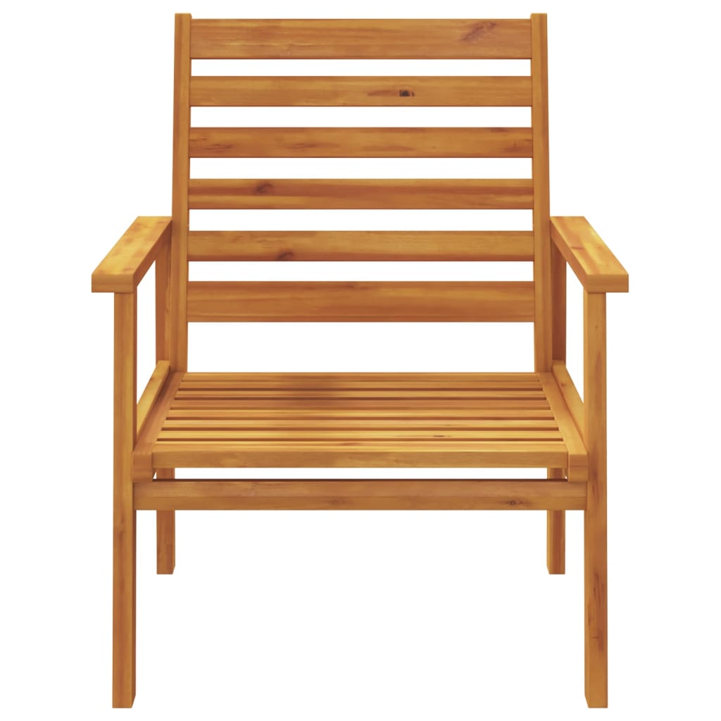 Zahradní Židle 2 Ks 66,5 X 65 X 81 Cm Masivní Akáciové Dřevo