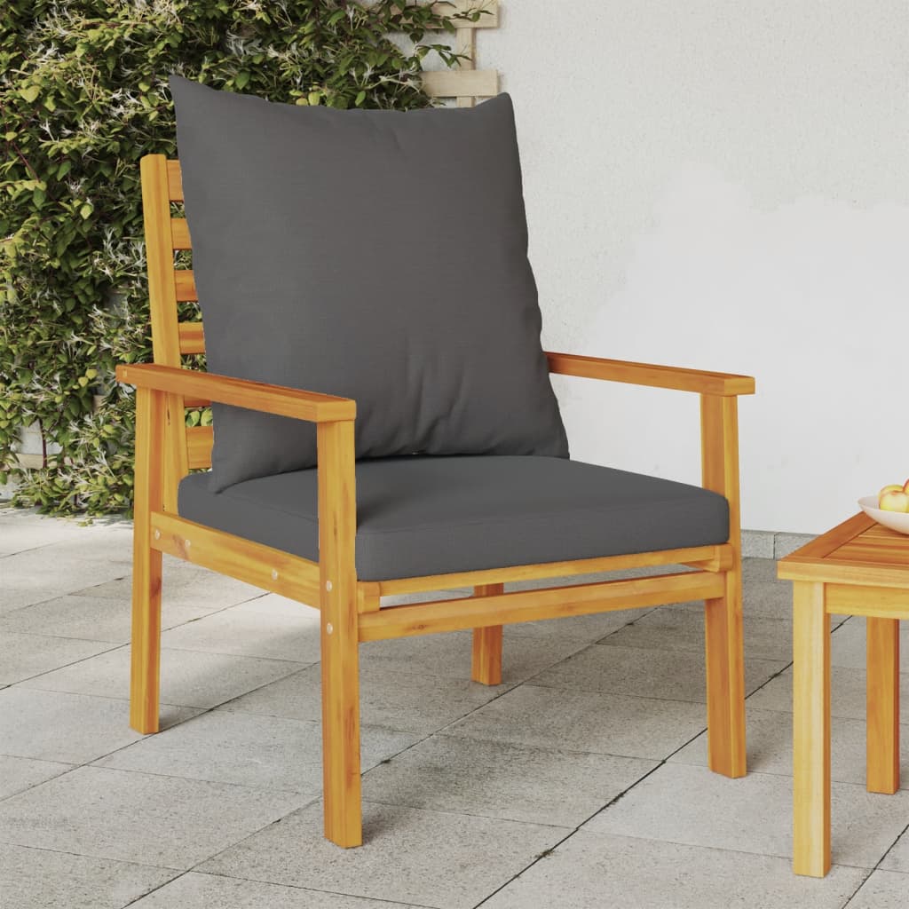 Zahradní Židle 2 Ks 66,5 X 65 X 81 Cm Masivní Akáciové Dřevo