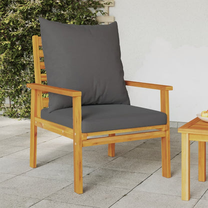 Zahradní Židle 2 Ks 66,5 X 65 X 81 Cm Masivní Akáciové Dřevo