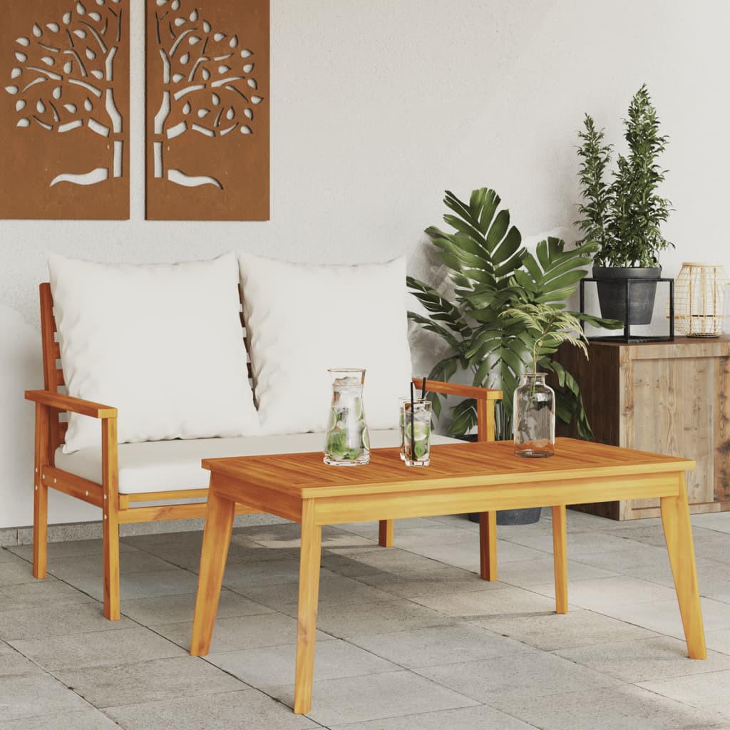 Zahradní Židle 2 Ks 66,5 X 65 X 81 Cm Masivní Akáciové Dřevo