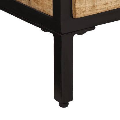 Tv Stolek Masivní Hrubé Mangovníkové Dřevo