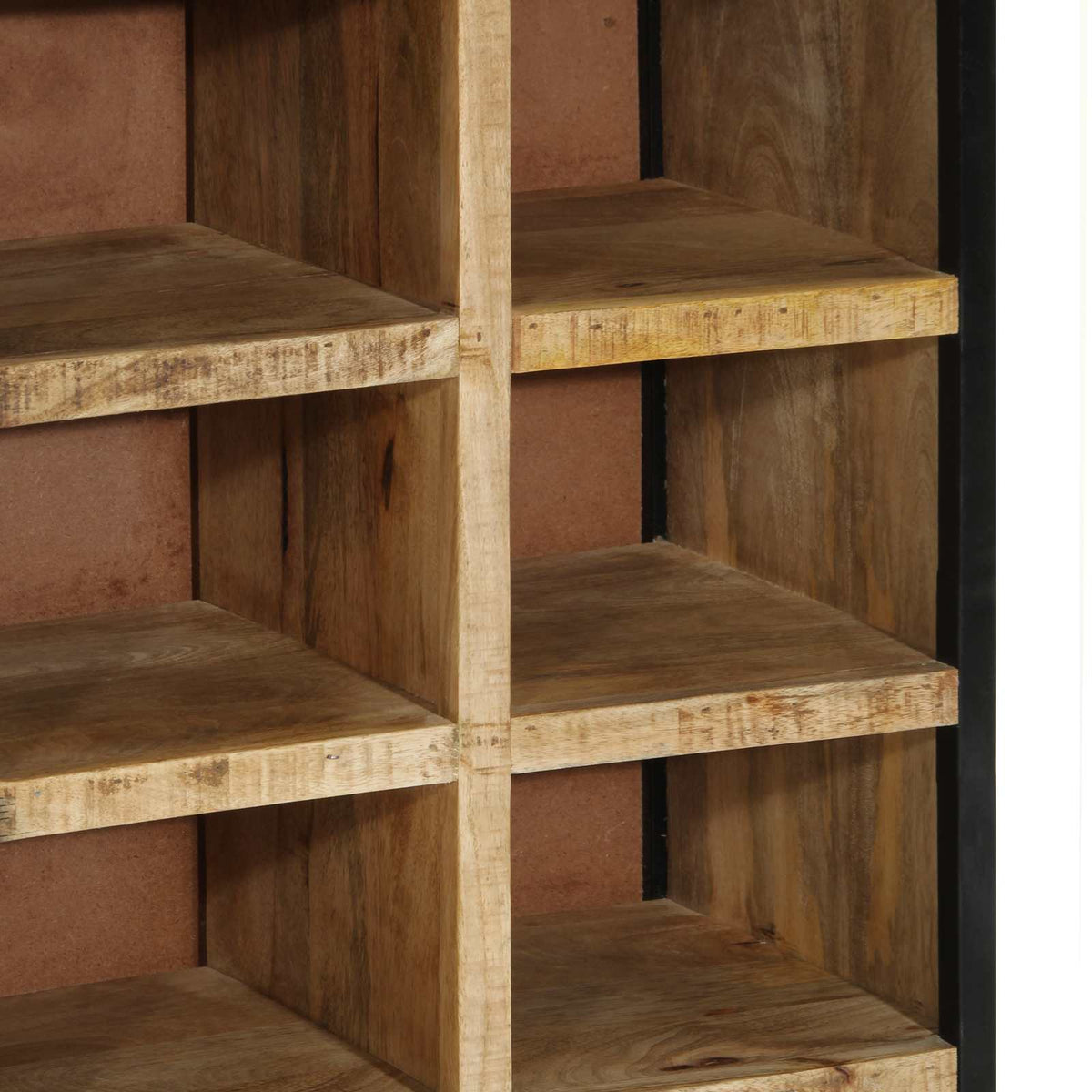 Skříň Na Obuv 50 X 30 X 110 Cm Masivní Mangové Dřevo Hnědá