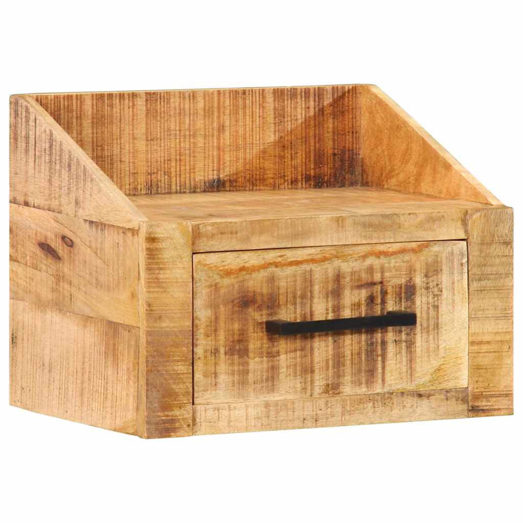 Noční Skříňka Hnědá 40 X 30 X 30 Cm Masivní Mangové Dřevo