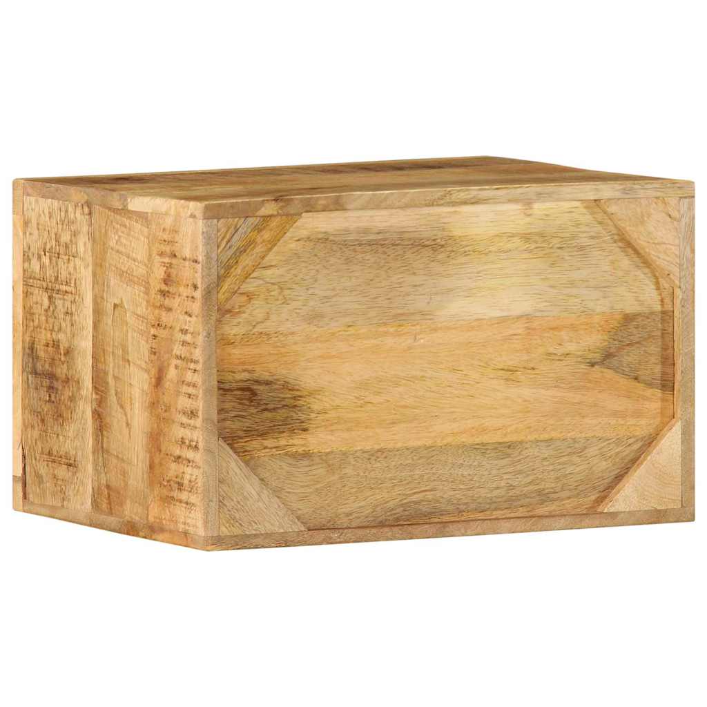 Noční Skříňka Hnědá 40 X 30 X 25 Cm Masivní Mangové Dřevo