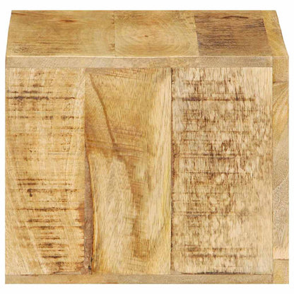 Noční Skříňka Hnědá 40 X 30 X 25 Cm Masivní Mangové Dřevo