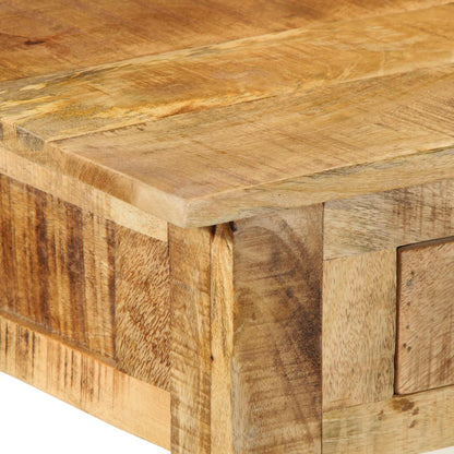 Kosmetický Stůl Hnědá 100 X 40 X 120 Cm Masivní Mangové Dřevo