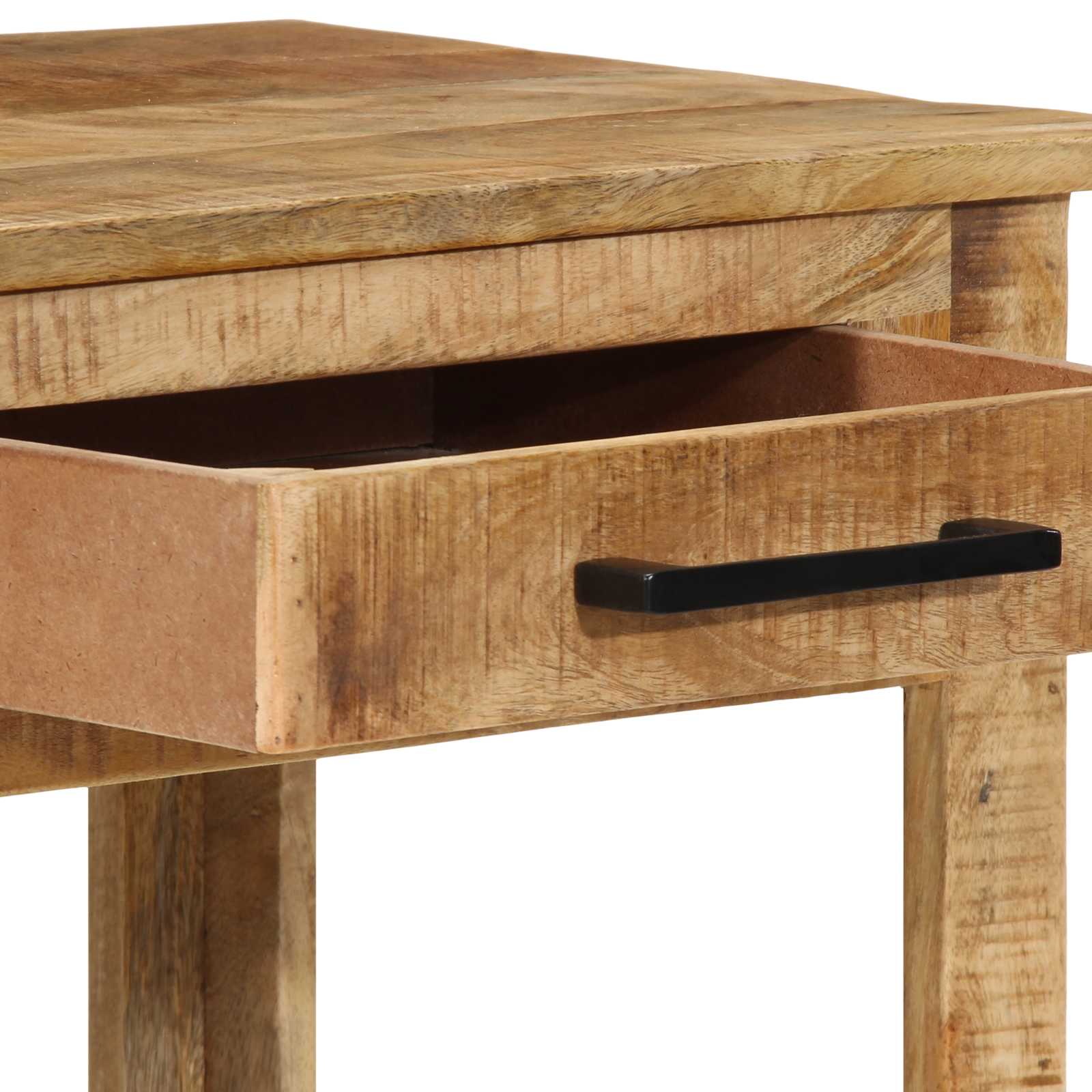 Kosmetický Stůl Hnědá 100 X 40 X 120 Cm Masivní Mangové Dřevo