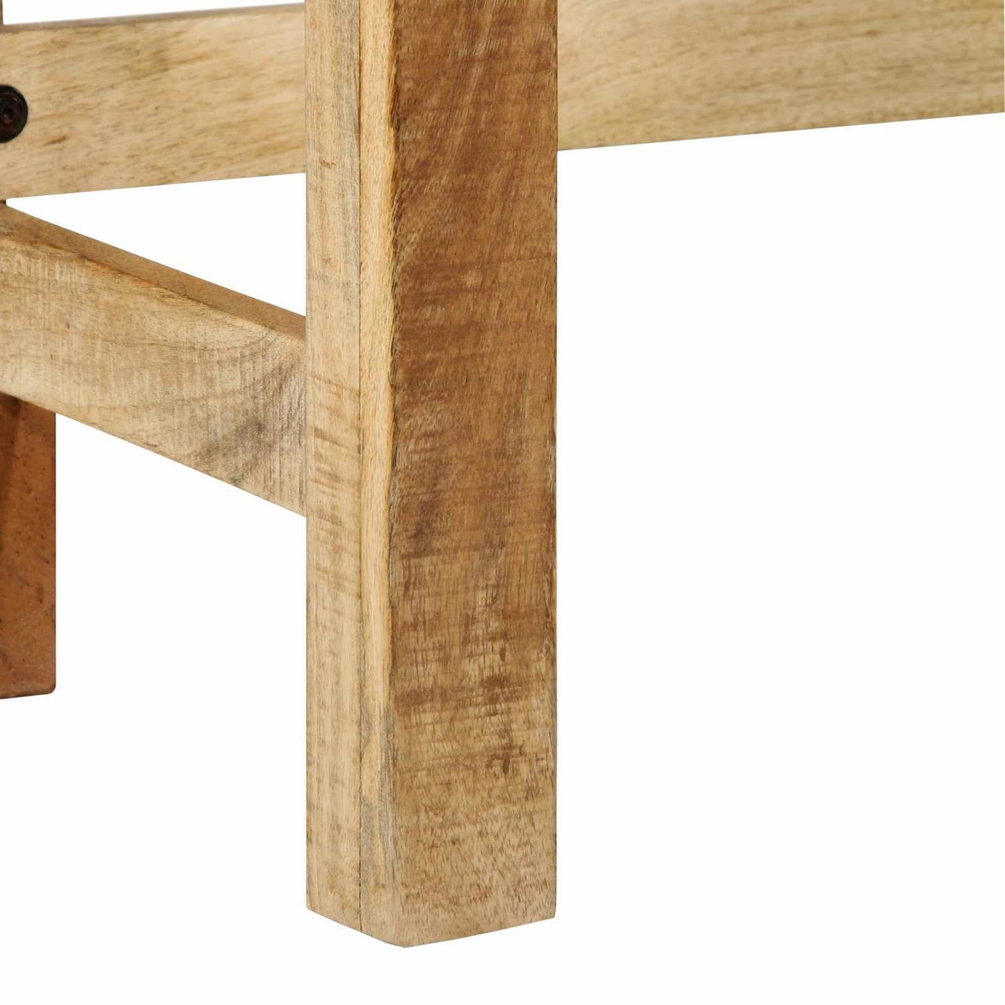 Kosmetický Stůl Hnědá 100 X 40 X 120 Cm Masivní Mangové Dřevo