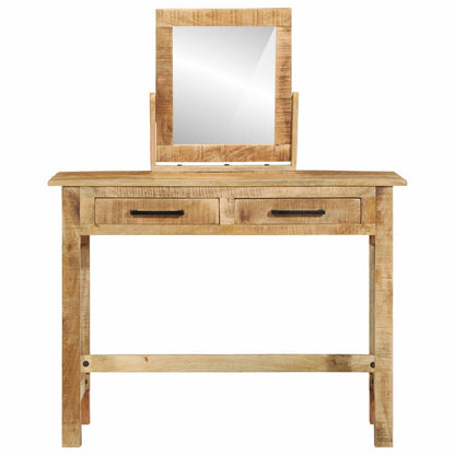 Kosmetický Stůl Hnědá 100 X 40 X 120 Cm Masivní Mangové Dřevo