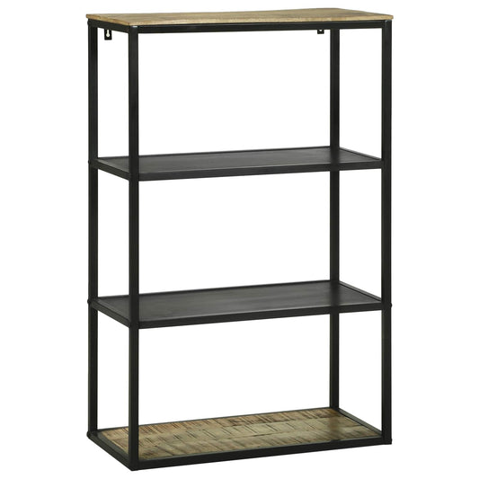 Knihovna 70 X 35 X 110 Cm Masivní Magnovníkové Dřevo