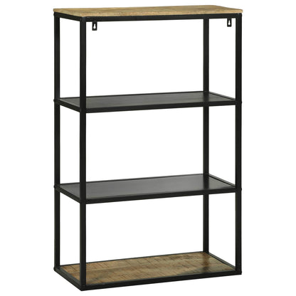 Knihovna 70 X 35 X 110 Cm Masivní Magnovníkové Dřevo