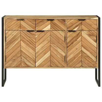 Servírovací Skříň 100 X 30 X 75 Cm Masivní Akáciové Dřevo