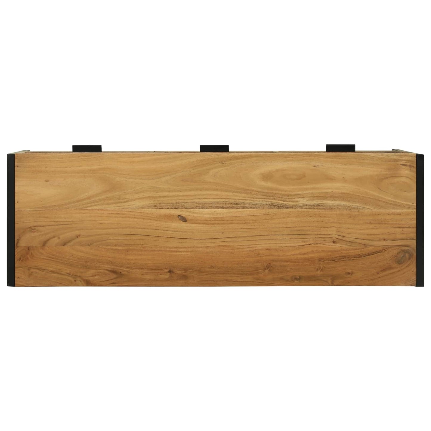 Televizní Skříň Hnědá 100 X 35 X 50 Cm Masivní Akátové Dřevo