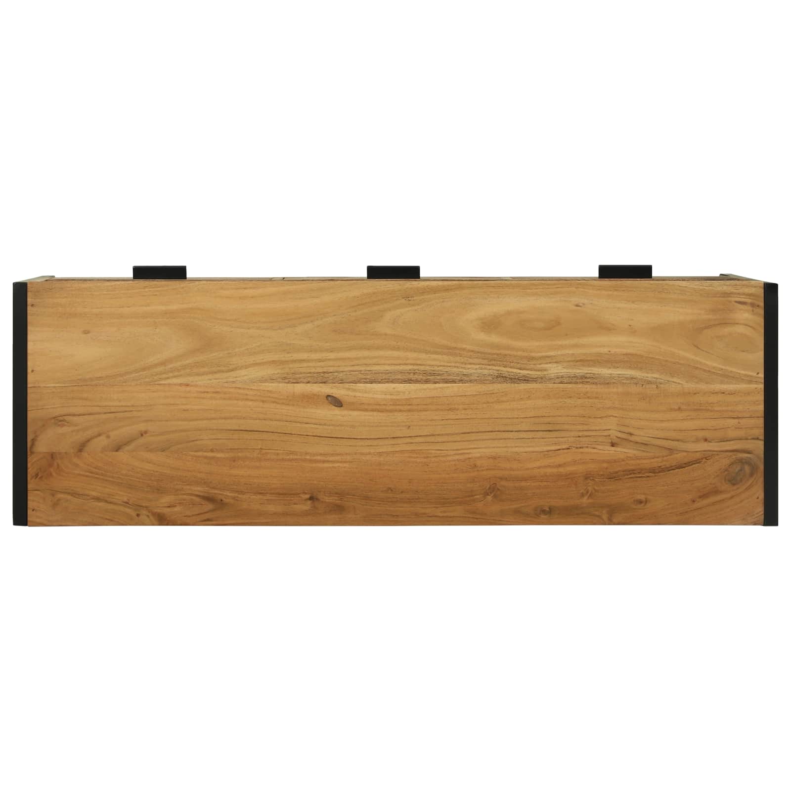Televizní Skříň Hnědá 100 X 35 X 50 Cm Masivní Akátové Dřevo