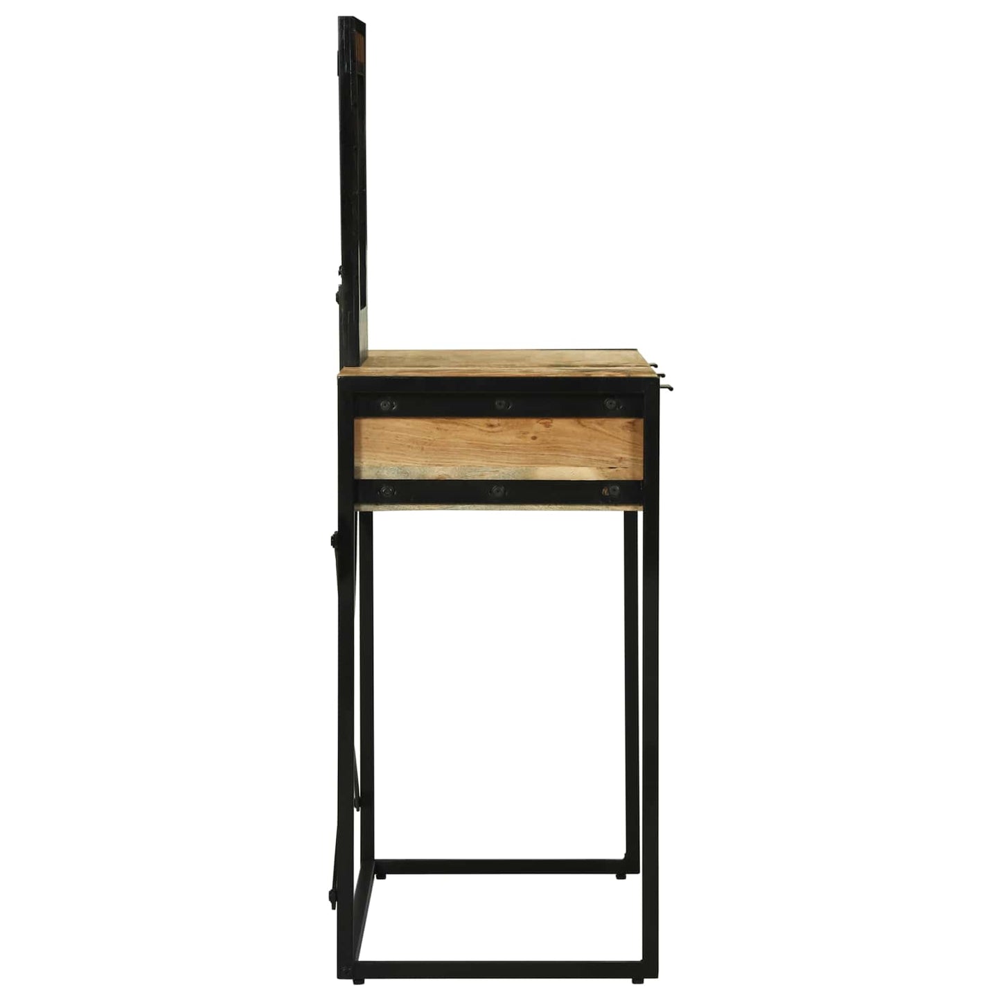 Kosmetický Stůl Hnědá 100 X 40 X 120 Cm Masivní Akátové Dřevo