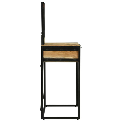 Kosmetický Stůl Hnědá 100 X 40 X 120 Cm Masivní Akátové Dřevo