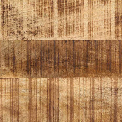 Nástěnné Zrcadlo Obdélníkový Černá A Hnědá 70 X 2 X 70 Cm
