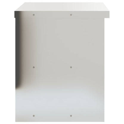 Kuchyňská Nástěnná Skříňka S Policí Nerezová Ocel