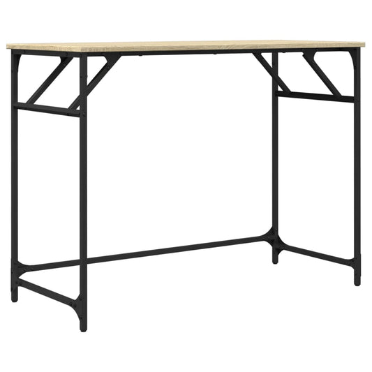 Psací Stůl 100 X 45 X 76 Cm Kompozitní Dřevo A Ocel
