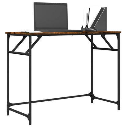 Psací Stůl 100 X 45 X 76 Cm Kompozitní Dřevo A Ocel