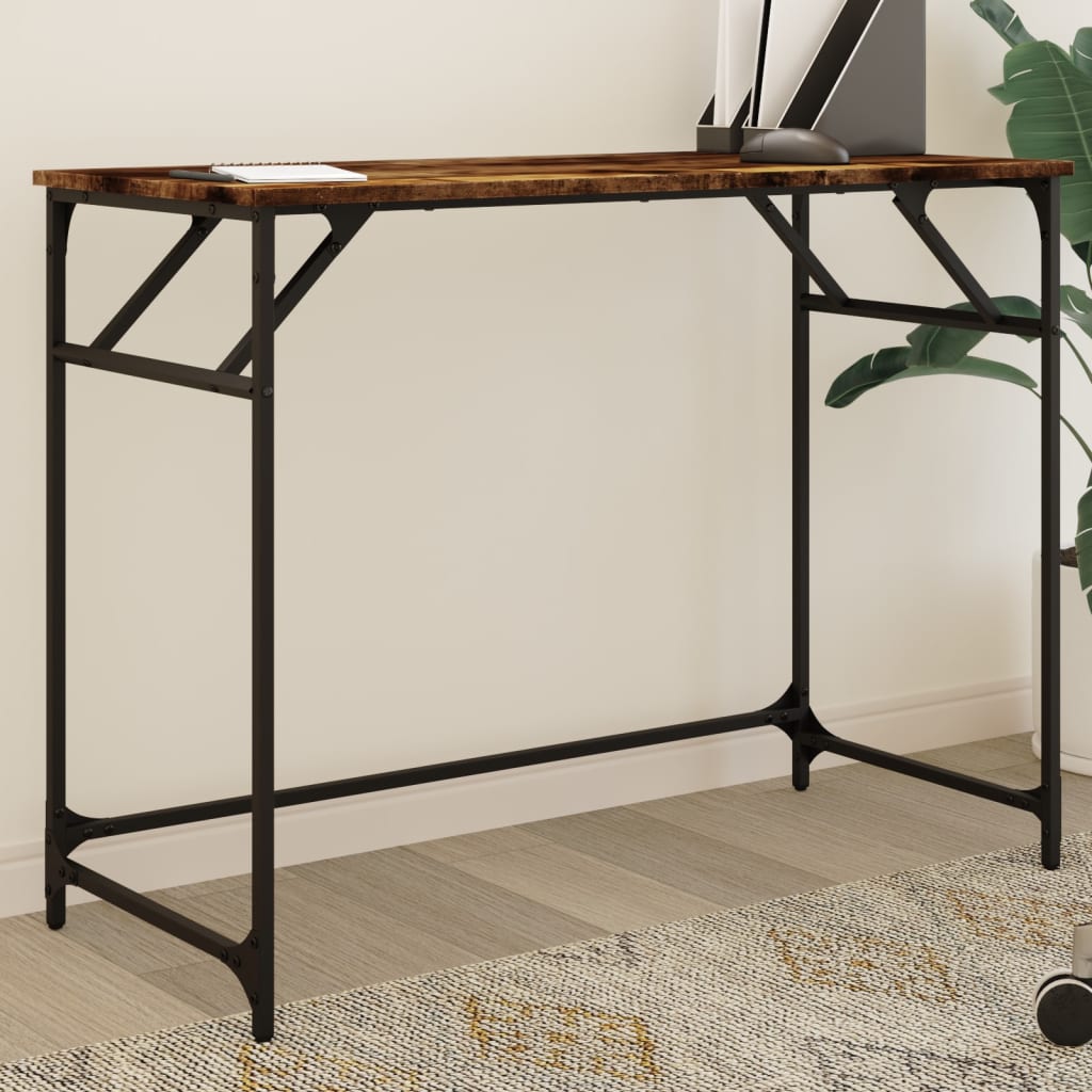 Psací Stůl 100 X 45 X 76 Cm Kompozitní Dřevo A Ocel