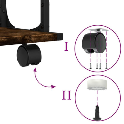 Stojan Na Tiskárnu 2Patrový 41X28X33,5 Cm Kompozit