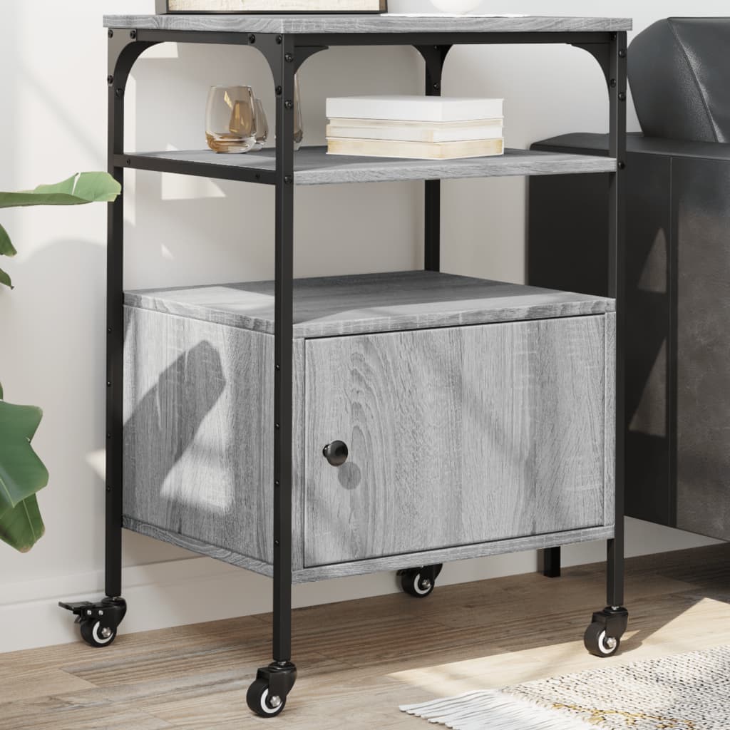 Stojan Na Tiskárnu 3Patrový 50 X 40 X 76 Cm Kompozit