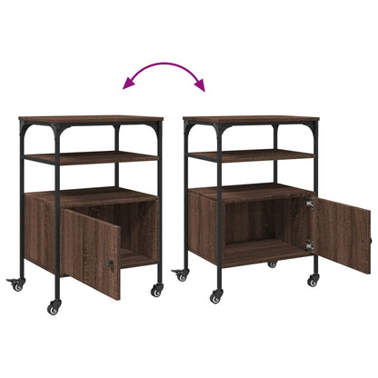 Stojan Na Tiskárnu 3Patrový 50 X 40 X 76 Cm Kompozit