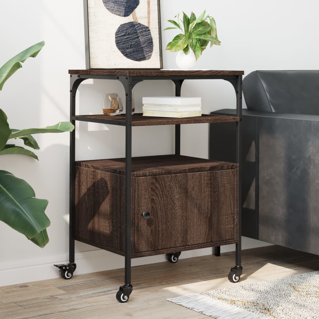 Stojan Na Tiskárnu 3Patrový 50 X 40 X 76 Cm Kompozit