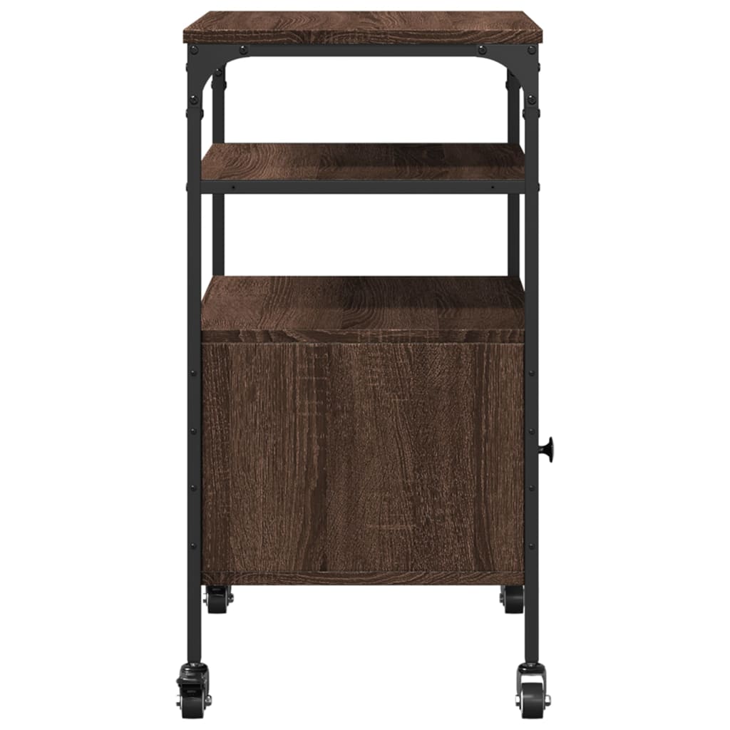 Stojan Na Tiskárnu 3Patrový 50 X 40 X 76 Cm Kompozit