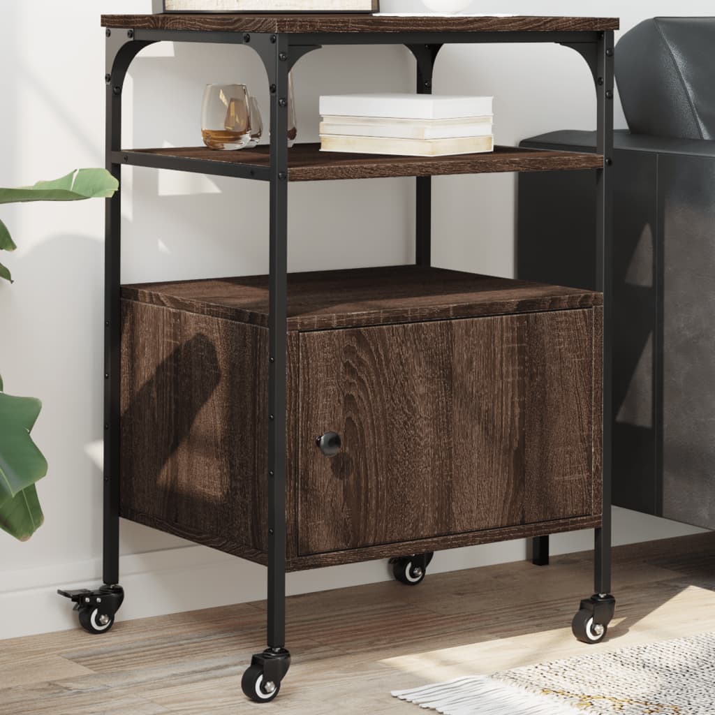 Stojan Na Tiskárnu 3Patrový 50 X 40 X 76 Cm Kompozit