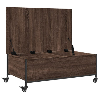 Konferenční Stolek Na Kolečkách 91X55X34 Cm Kompozit