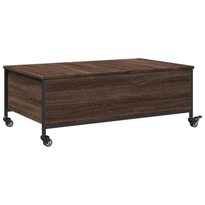 Konferenční Stolek Na Kolečkách 91X55X34 Cm Kompozit